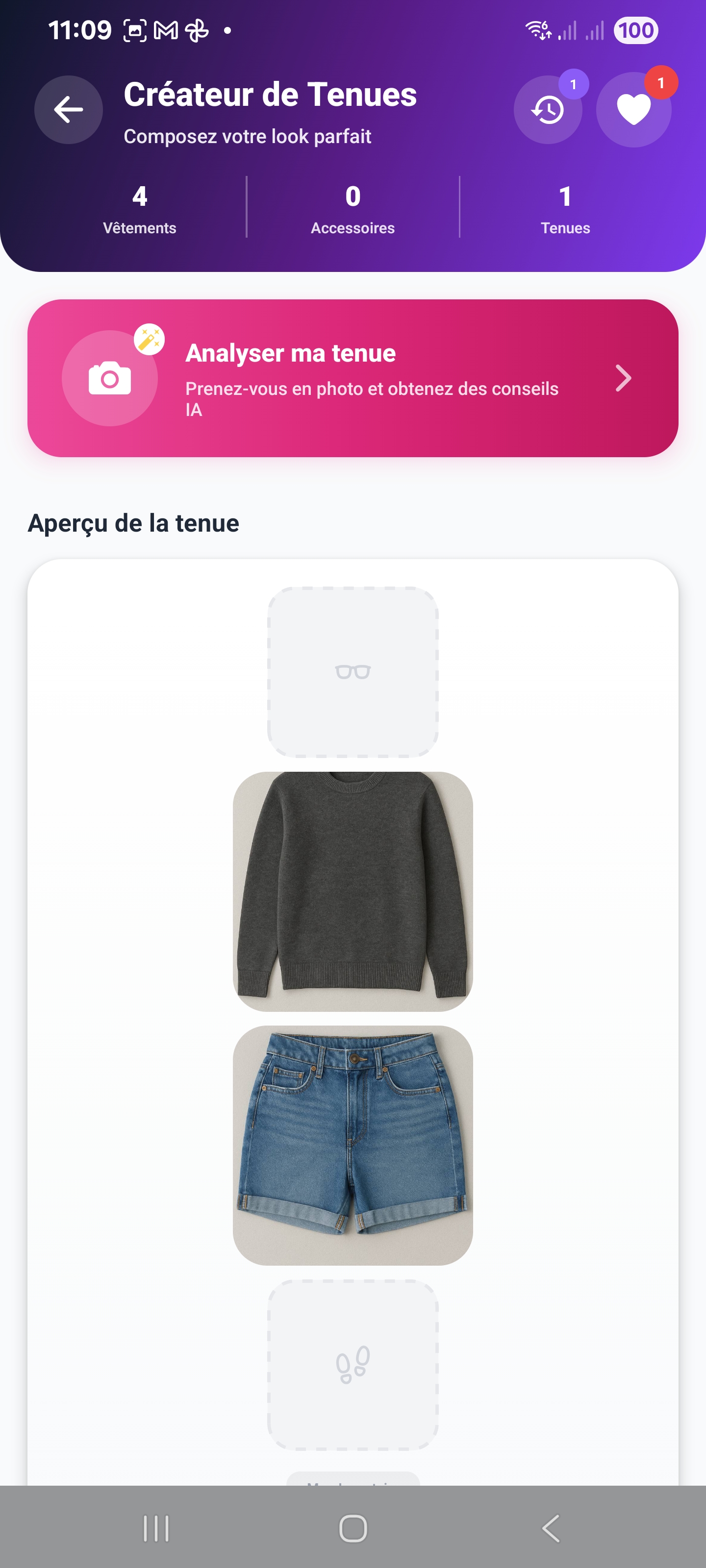 IA créateur de tenues